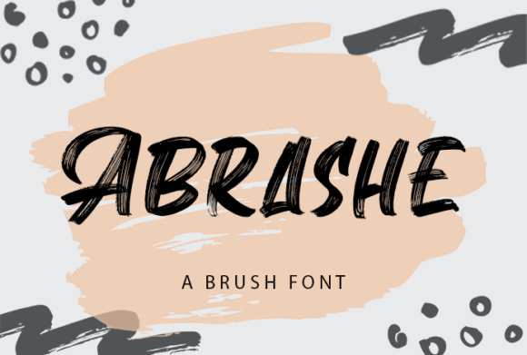 Abrashe Brush Font for Eye-Catching Branding