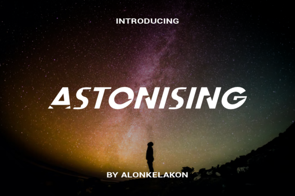 Astonising: A Bold Display Font for Eye-Catching Campaigns