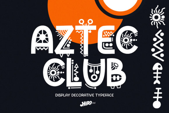 Aztec Club: A Stylish Display Font for Editorial Projects