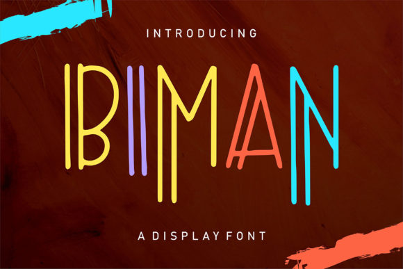 Biman Font for Creative Branding Projects