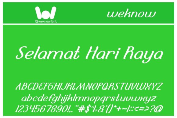 Enhance Your Brand with Selamat Hari Raya Font