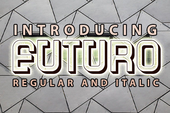 Futuro Display Font for Bold Digital Marketing