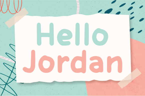 Hello Jordan Font for Professional Branding