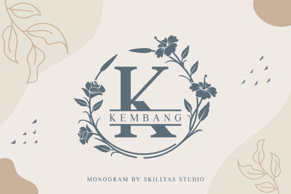 Kembang Monogram Font for Professional Branding