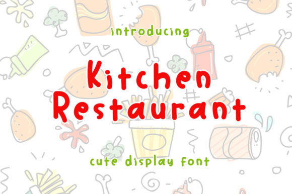 Kitchen Restaurant: The Perfect Display Font for Modern Web Design