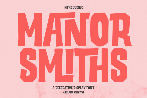 Manor Smiths Font for Handmade Creations