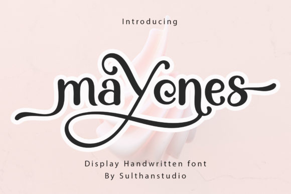 Mayones: A Display Font for Bold Visual Statements