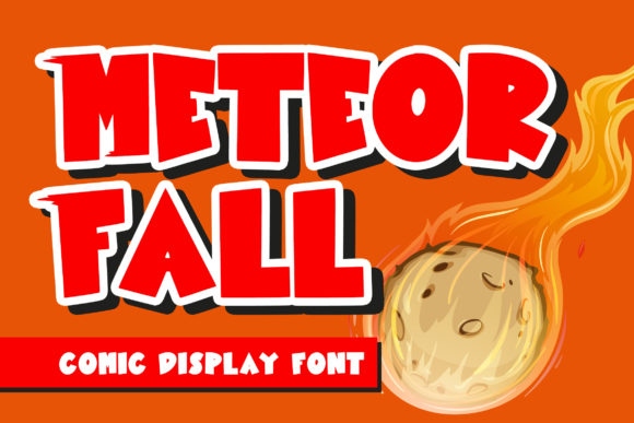 Meteor Fall Font for Branding and Design