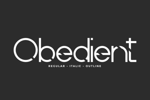 Obedient Font for Handmade and Commercial Projects