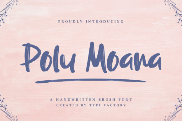 Polu Moana Font for a Fresh Brand Vibe