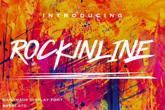 Rockinline: The Urban Display Typeface for Campaign Designers