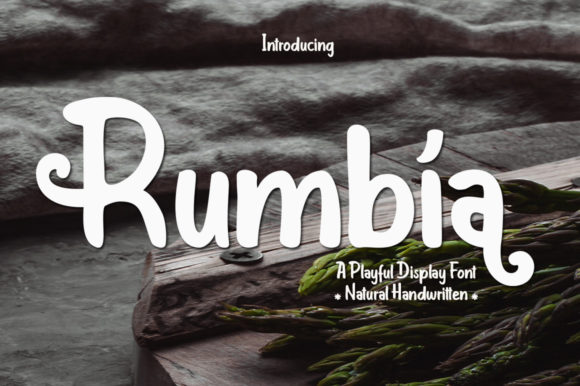 Rumbia: A Modern Display Font for Dynamic Campaigns