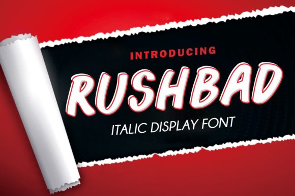 Rushbad Font for Handmade Creations
