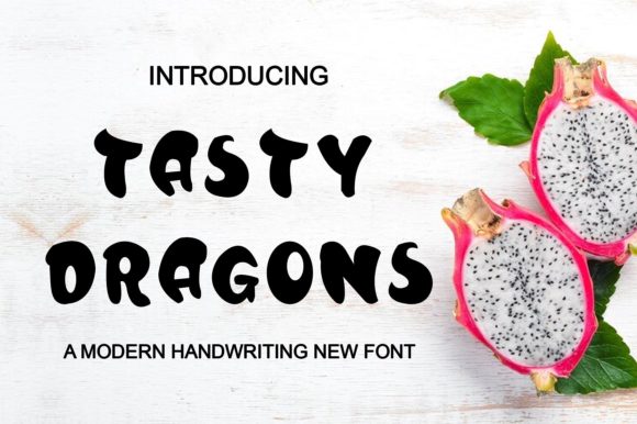 Tasty Dragons: A Playful Display Font for Web Design