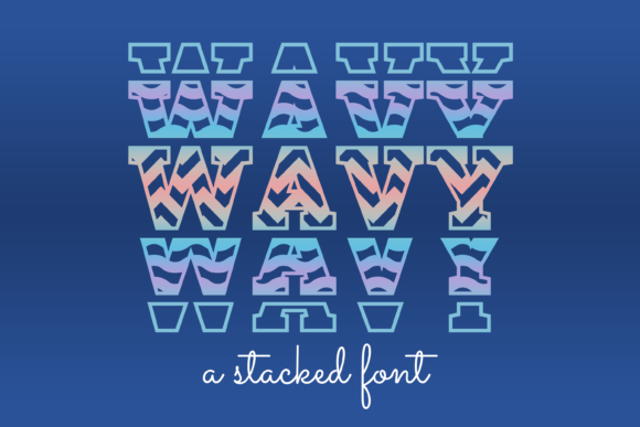Wavy Font for Handmade Creations